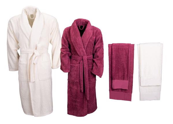 Minteks Soft 6 Piece Family Set Claret Red-Cream