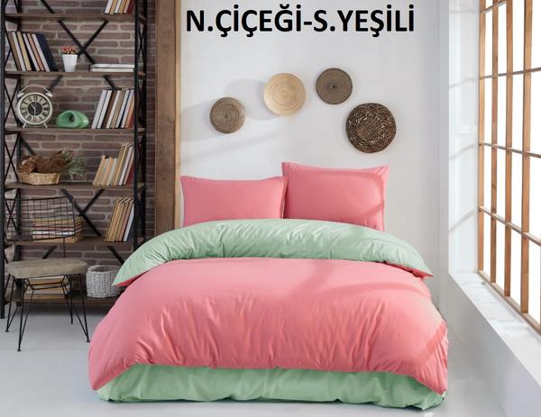 سولي هارموني طقم غطاء لحاف مزدوج رمان وماء أخضر