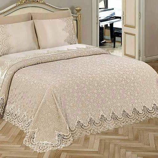 Fransız Güpürlü Sultans Pike Takımı Cappucino