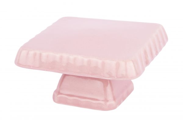 048-04-emporte-pièce carré en grès rose clair