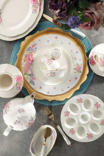 Kütahya Porselen Bone Olympos 36 Parça 9800 Desen Kahvaltı Takımı