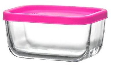 LAV Cube 2'li Saklama Kabı Seti 405cc | Pembe | LAV-CUB235