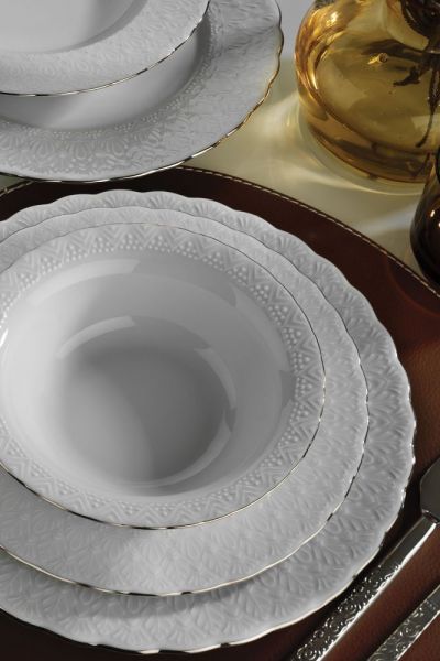 Kütahya Porselen Aris 24 Parça Yemek Seti