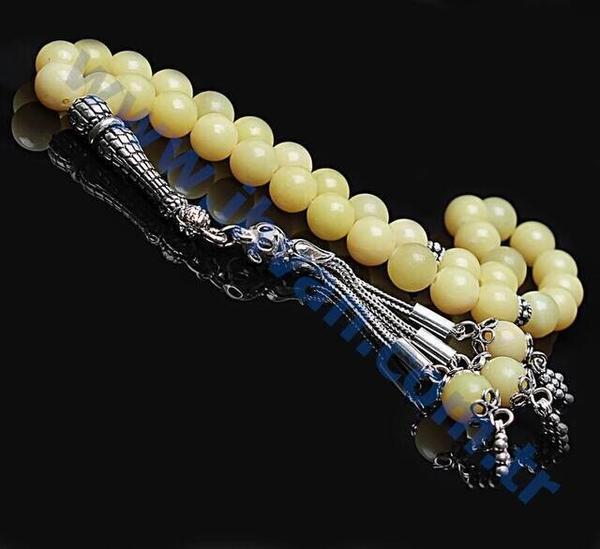 Peridot Stein Rosenkranz (925 AYAR SILBER)