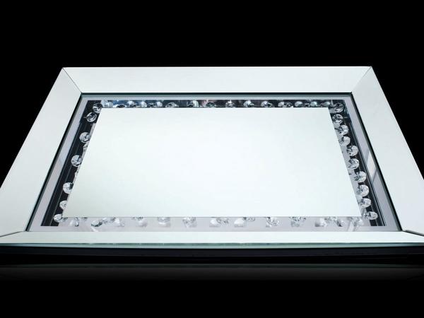 Dekonaz Lüks Aynalı Kristal Taşlı Led Lambalı Tepsi | DTX-LASKT-2A