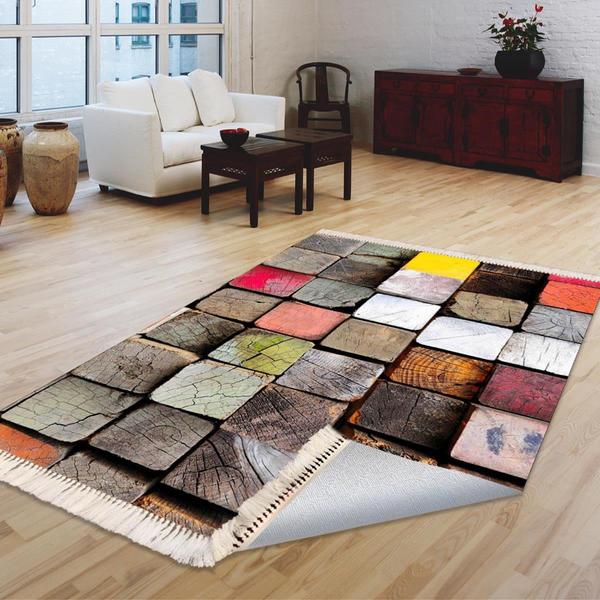 Milano Yıkanabilir Dekoratif Halı Kaymaz Taban | 8mm | MLN-HS511-1