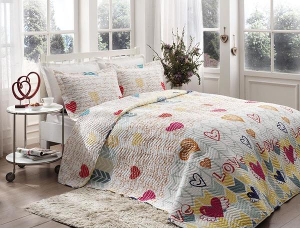 Kazel Everyday Yatak Örtüsü Seti Lovely Tek Kişilik