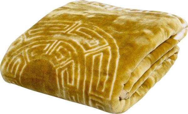 Schäfer Baby Kuscheldecke Wolldecke 100x140 cm Gold | 60400-altin