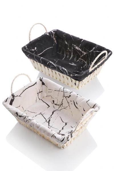 Stoffbeschichteter Strohbrotkorb