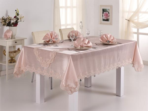 Mahidevran Masa Örtüsü Seti Pudra