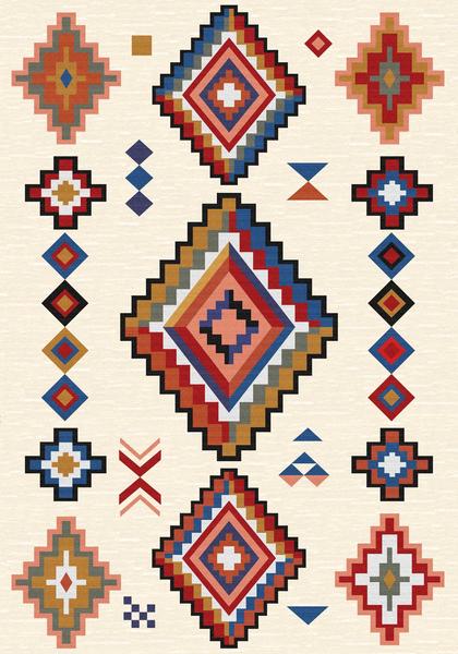 Kozzy Home Tapis de sol lavable et antidérapant 6406 80x150