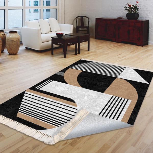 Milano Yıkanabilir Dekoratif Halı Kaymaz Taban | 8mm | MLN-DOT-HT915