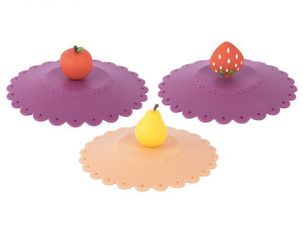 Tantitoni | Meyve Şekilli 3'lü Silikon Kapak Seti