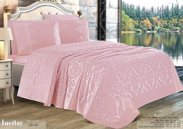 Trend Home Collection İncilay Pike Takımı 6 Parça | Pudra