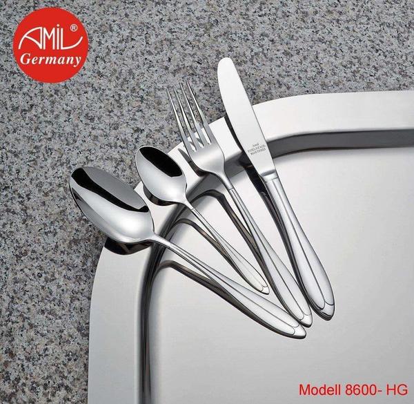 Amil Çantalı 72 Parça Çatal Kaşık Bıçak Seti 12 Kişilik | Kaliteli Paslanmaz Çelik | 8600