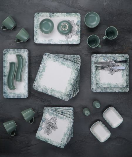 Acar Mutfak | Mint 33 Parça 8 Kişilik Kahvaltı Takımı