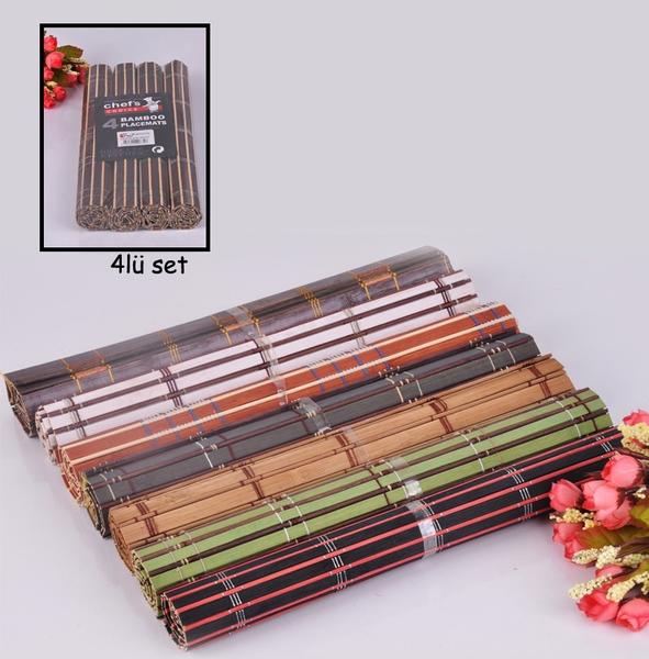 Set de table Bayev Bambu 4 pièces - 700359