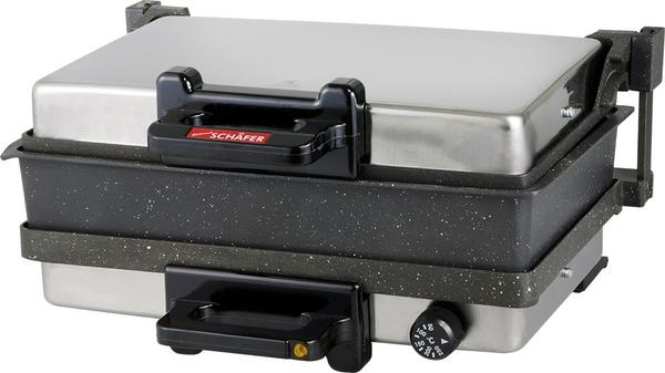 Schäfer XXL Granit Multigrill Tost Izgara | 2300W | Gri | Tavasi Dahil!