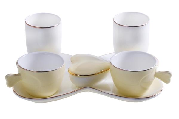 Paci 2'li Sun Kahve Fincan Seti 6 Parça