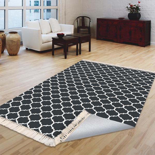 Milano Yıkanabilir Dekoratif Halı Kaymaz Taban | 8mm | MLN-DOT-HT553