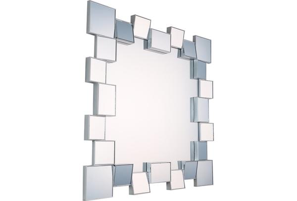 Almina Modern Dekoratif Lüks Ayna 60x60cm | AL-4643