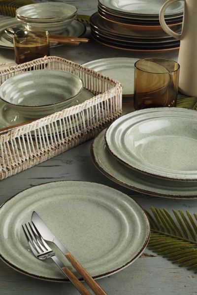 Pearl Tuana 24 Parça Yemek Seti Yeşil