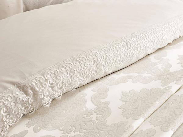 French Lace Serra Bridal Set 7-teilige Creme