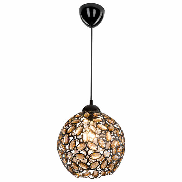 Almond Single Pendant Light Black