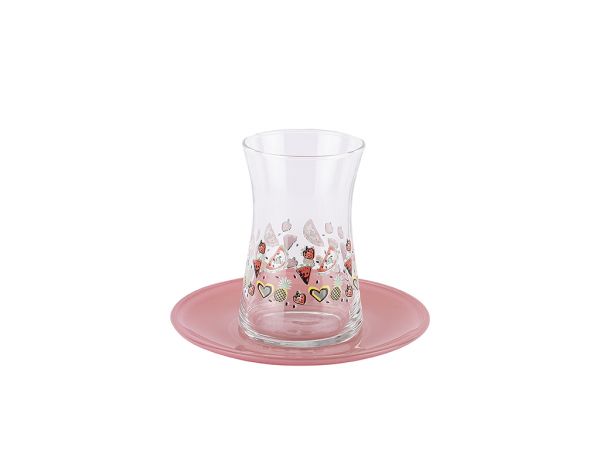 004-01-12 parça fruıts desenli çay bardağı takımı