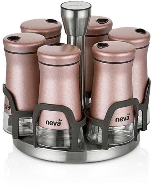 Neva 6'li Sweet Maxi Baharatlik Seti 7 Parça Rose Chocolate