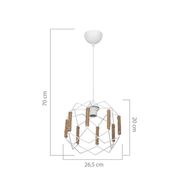 Ebon White Pendelleuchte