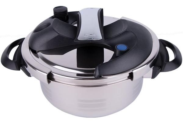 Bavary Düdüklü Paslanmaz Çelik Tencere | 4 Litre | İnox | indüksionlu | By-dsu22-4l