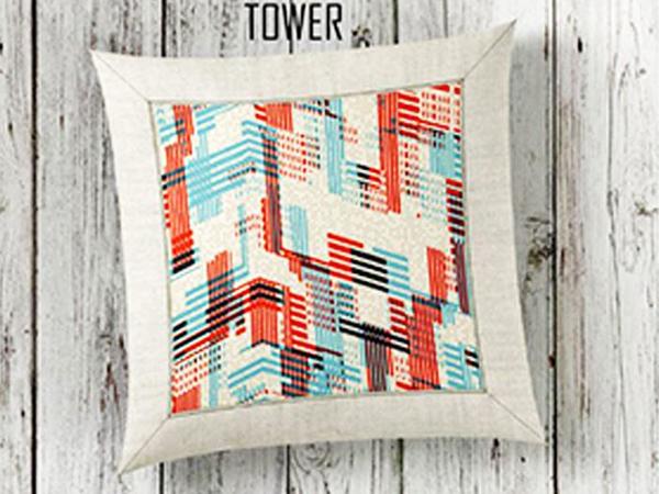 Tower 3d Kırlent | Marie Lou