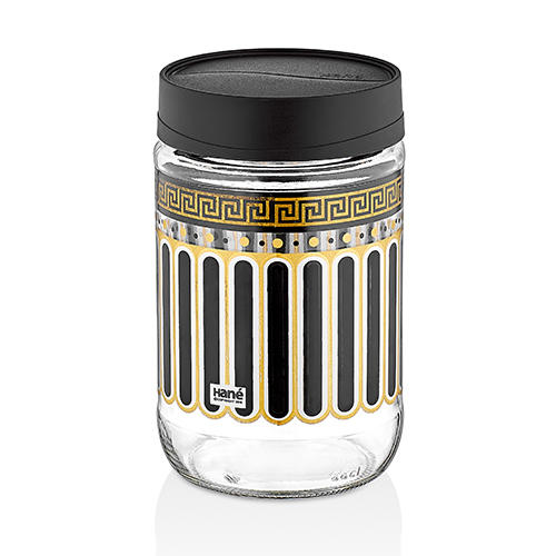 Bayev | Elegance Desenli Cam Kavanoz - 660 CC