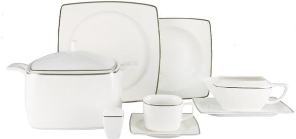 Taç Favorite Carmina 86 Parça Porselen Yemek Takımı | 12 Kişilik | TAC-1461