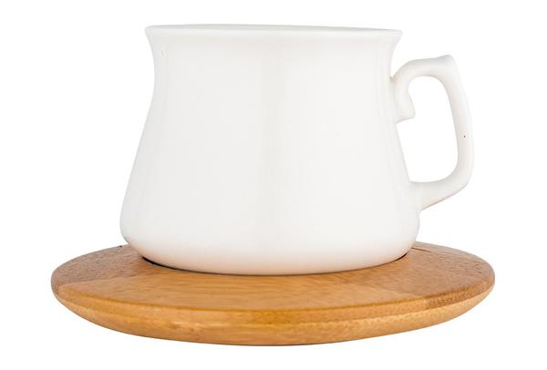 Dekonaz Kahve Seti | 6 Kişilik | 12 Parça | Beyaz | AL-7336