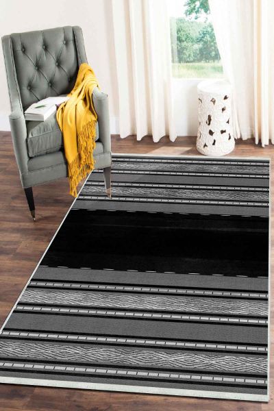 Birkilim Yıkanabilir Dekoratif Halı İpeksi Kaymaz Taban | MLN-IP-SD-045