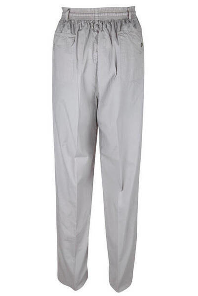 Lüks Fermuar Cepli Gri Erkek Şalvar - Hac Umre Pantolon