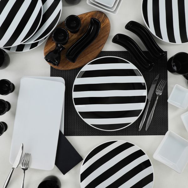 Simetri Kahvaltı Takımı 29 Parça 6 Kişilik | Keramika