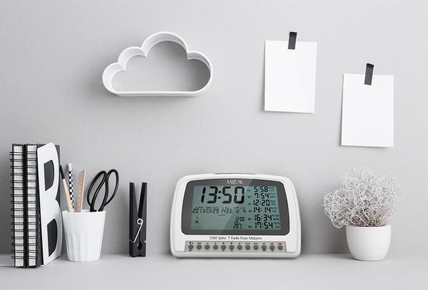 Mirac Otomatik Ezan Saati | Masaüstü | Çok Fonksiyonlu | Ezan-L