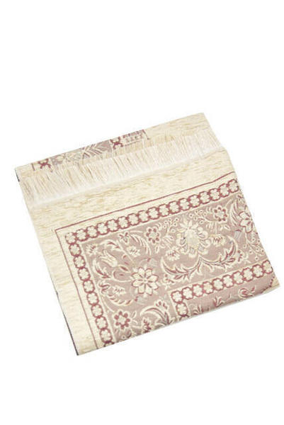 Mihrab Chenille Lux Gebetsteppich - Claret Red Farbe