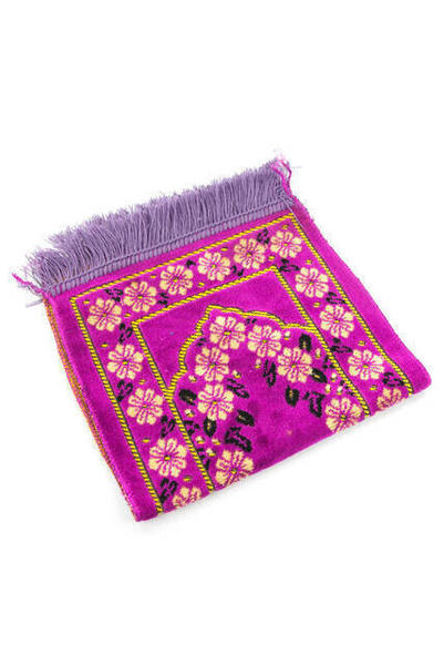 Çocuk Seccade - İsra - Kadife - 03 - Fuşya