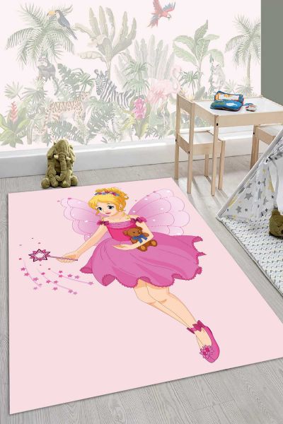 Birkilim Yıkanabilir İpeksi Kaymaz Taban Çocuk Odası Halısı | MLN-IP-HY-1150