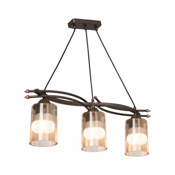 Vega 3 Piece Tumbled Chandelier