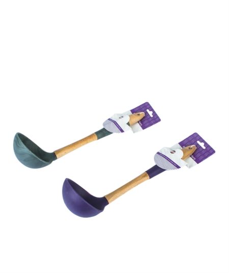 Acar Mutfak | Silikon Ahşap Saplı Kepçe