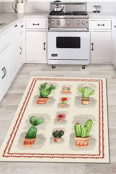 Birkilim Yıkanabilir İpeksi Kaymaz Taban Mutfak Halısı | MLN-IP-HY-853