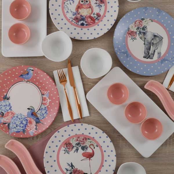 Vintage Kitchen Breakfast Set 21 Pieces for 4 Persons | ceramics