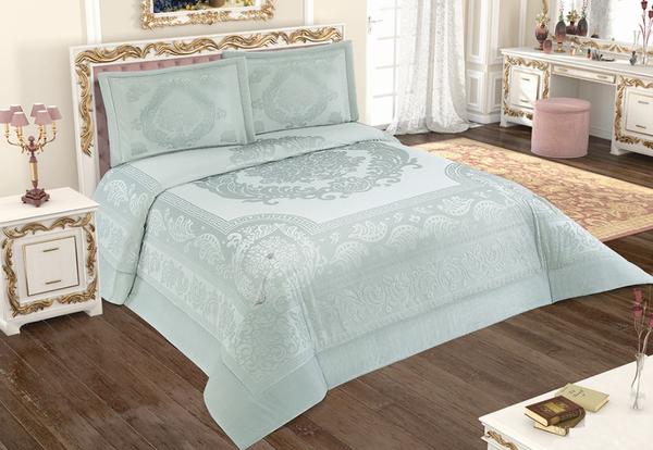 Belenay Çift Kişilik Yatak Örtüsü - Novella-D Mint Yeşili