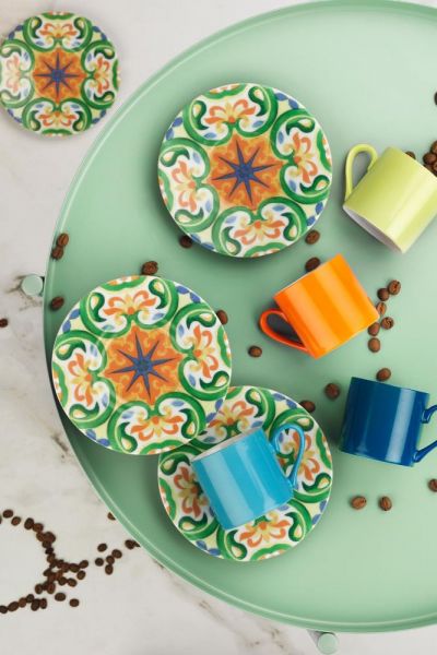 Kütahya Porselen Rüya 898301 Desen Kahve Fincan Takımı