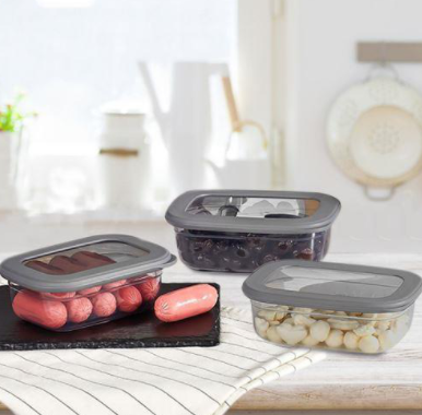 Vip Ahmet Rüya Shallow Storage Container Set of 3 400ML + 670ML + 1200ML | VIPAHMET-VP-301